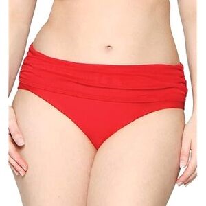Vibrant Red Bikini Bottom